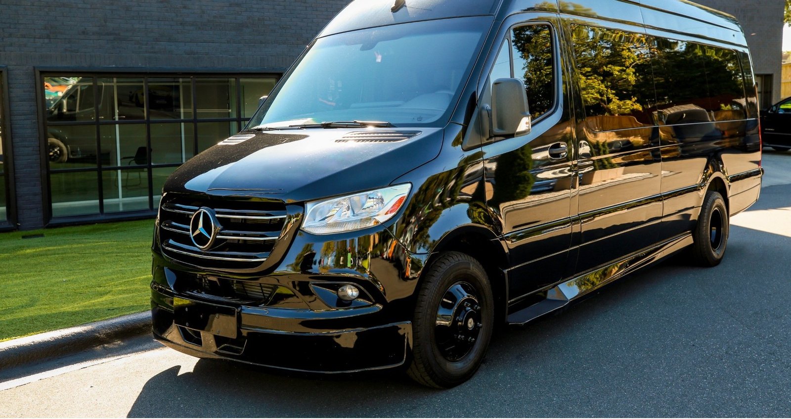 Black Mercedes Sprinter Exterior